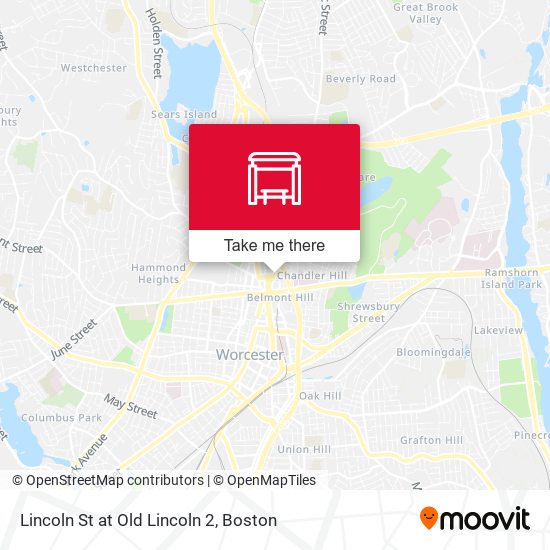 Lincoln St at Old Lincoln 2 map