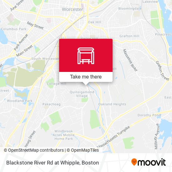 Blackstone River Rd at Whipple map