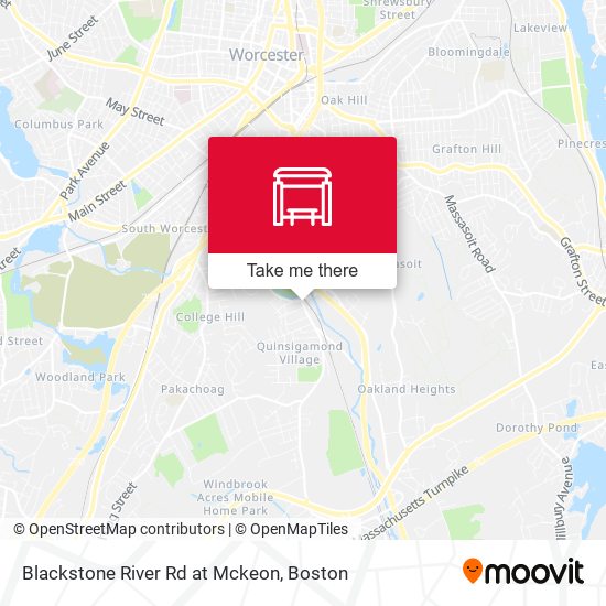 Blackstone River Rd at Mckeon map