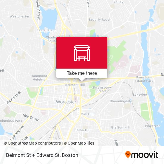 Mapa de Belmont St + Edward St