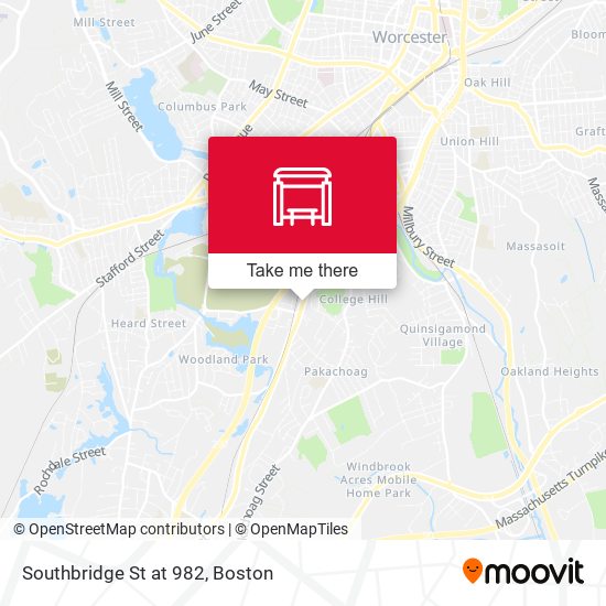 Mapa de Southbridge St at 982