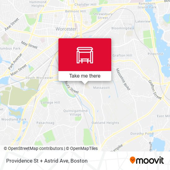 Mapa de Providence St + Astrid Ave