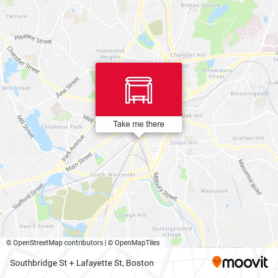 Mapa de Southbridge St + Lafayette St