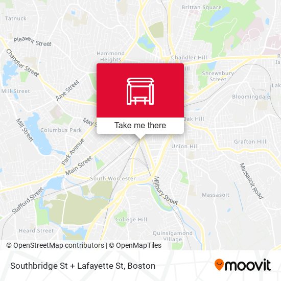 Mapa de Southbridge St + Lafayette St