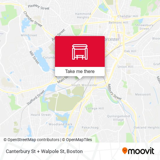 Mapa de Canterbury St + Walpole St