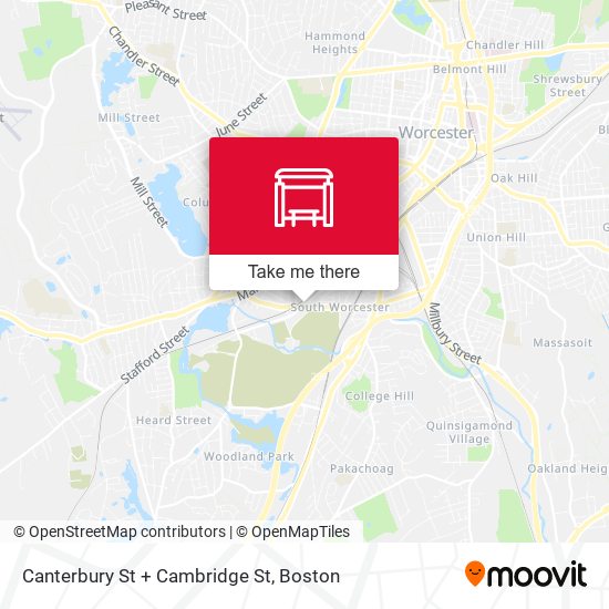 Canterbury St + Cambridge St map