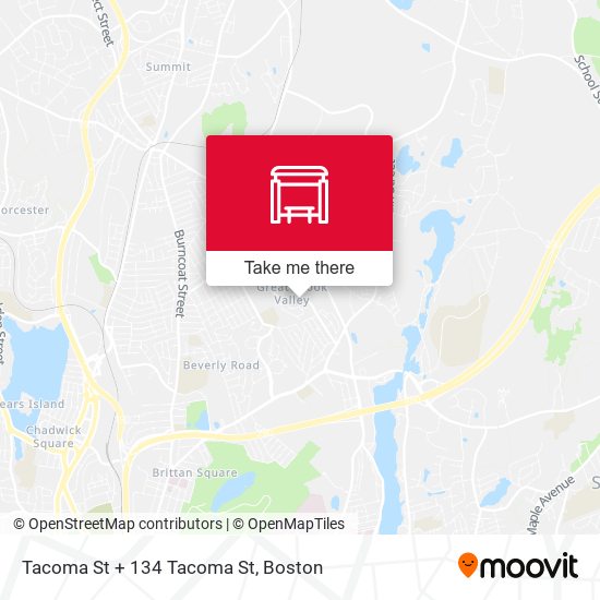 Mapa de Tacoma St + 134 Tacoma St