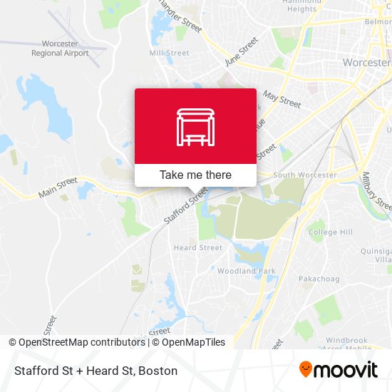 Mapa de Stafford St + Heard St
