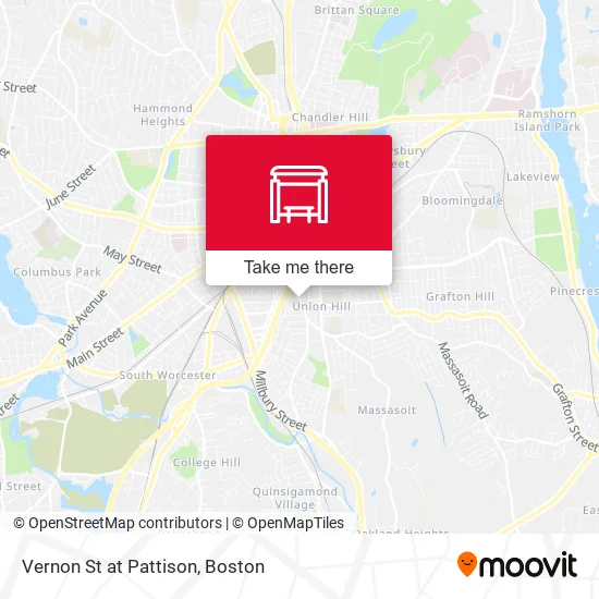 Vernon St at Pattison map