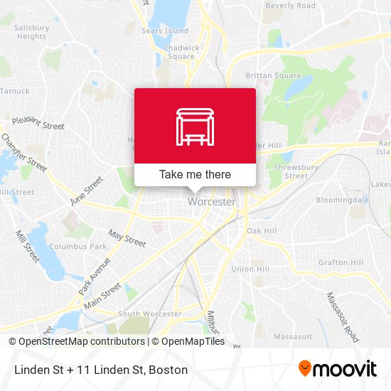 Linden St + 11 Linden St map