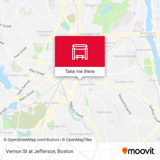 Vernon St at Jefferson map