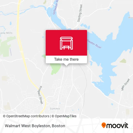 Walmart West Boyleston map