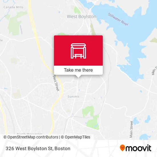 326 West Boylston St map