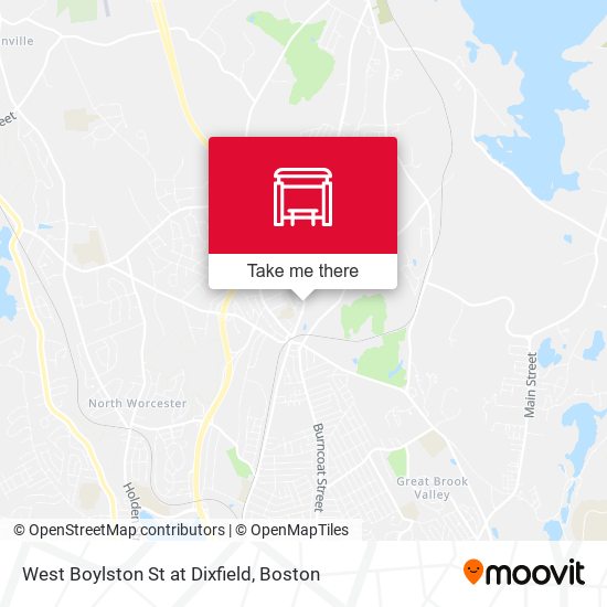 West Boylston St at Dixfield map