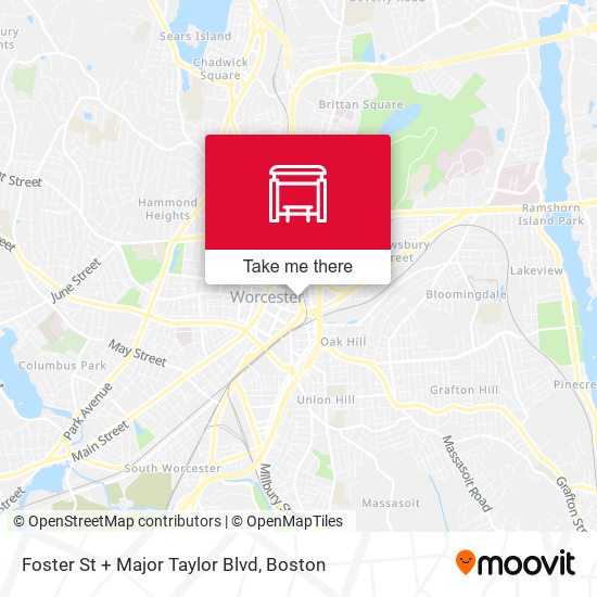 Mapa de Foster St + Major Taylor Blvd