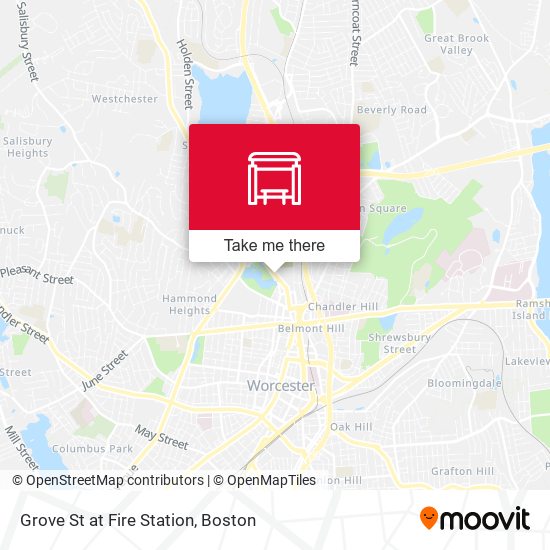 Grove St at Fire Station map