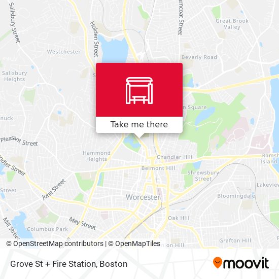 Grove St + Fire Station map