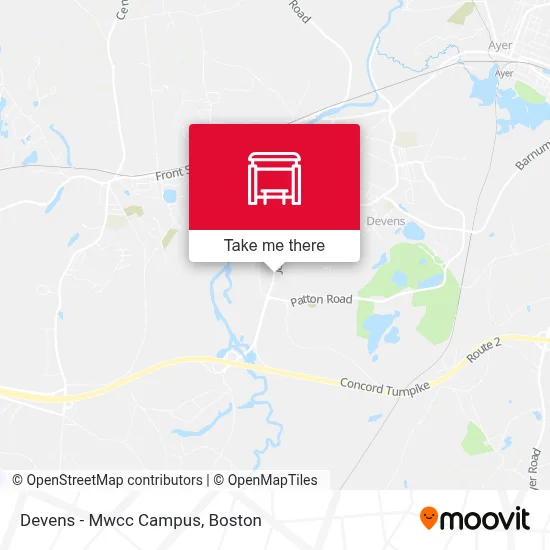 Devens - Mwcc Campus map