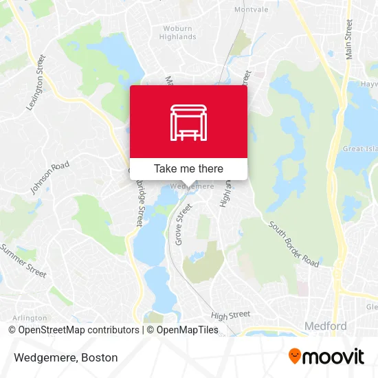 Wedgemere map