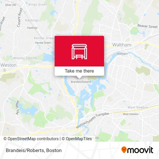 Brandeis/Roberts map