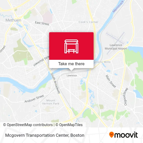 Mcgovern Transportation Center map