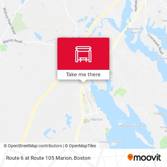 Mapa de Route 6 at Route 105 Marion