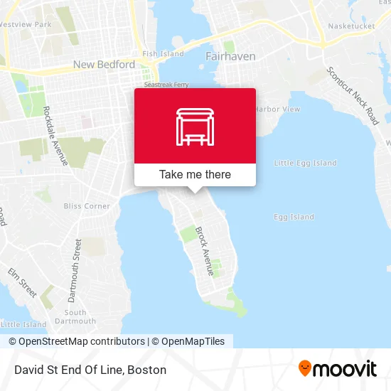David St End Of Line map
