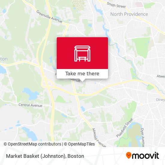 Market Basket (Johnston) map