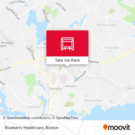 Blueberry Healthcare map