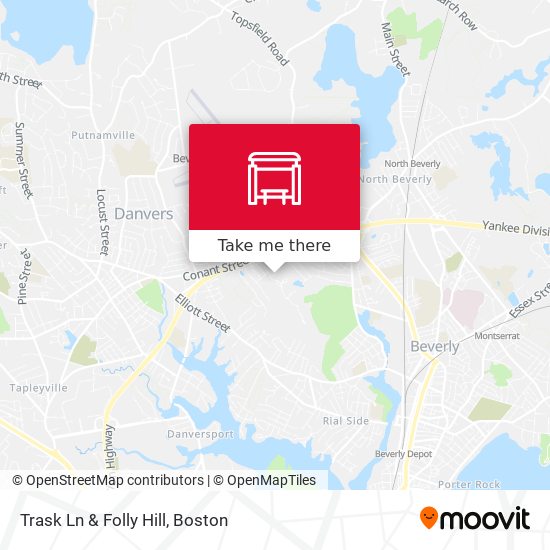 Mapa de Trask Ln & Folly Hill