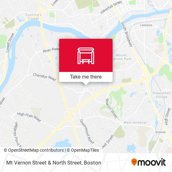 Mt Vernon Street & North Street map