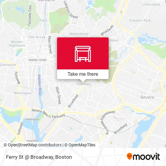 Mapa de Ferry St @ Broadway