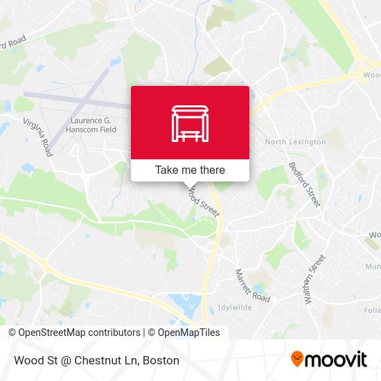 Wood St @ Chestnut Ln map