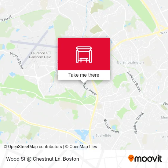 Wood St @ Chestnut Ln map