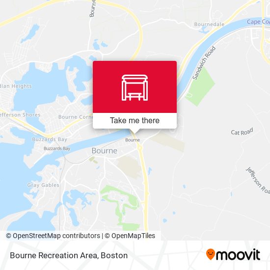 Bourne Recreation Area map