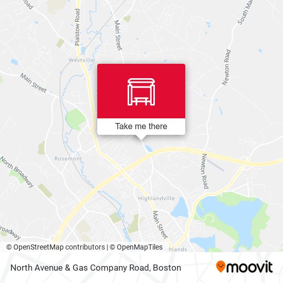 Mapa de North Avenue & Gas Company Road