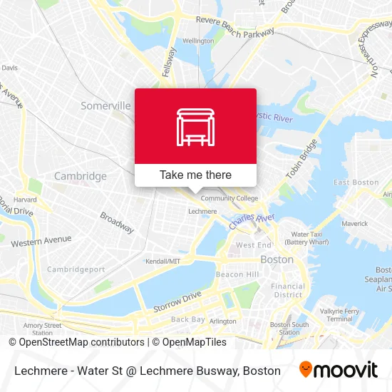 Lechmere - Water St @ Lechmere Busway map