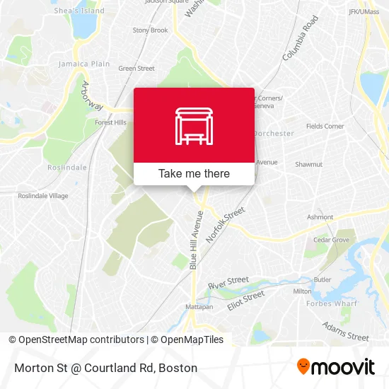 Morton St @ Courtland Rd map