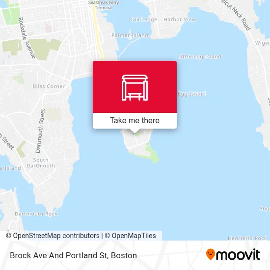 Brock Ave And Portland St map