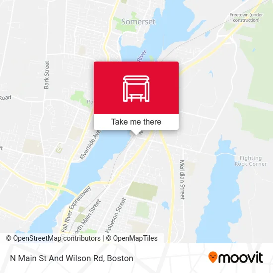 N Main St And Wilson Rd map