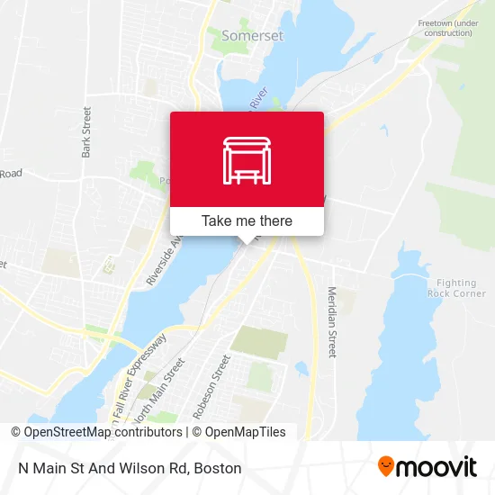 N Main St And Wilson Rd map