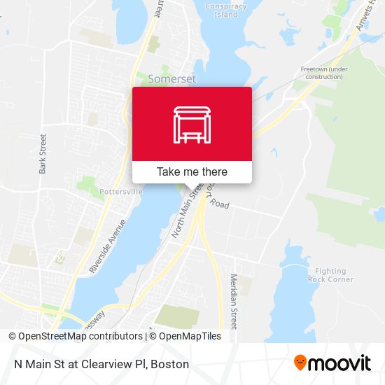 N Main St at Clearview Pl map