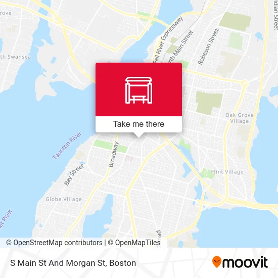 S Main St And Morgan St map