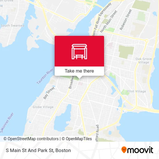 S Main St And Park St map