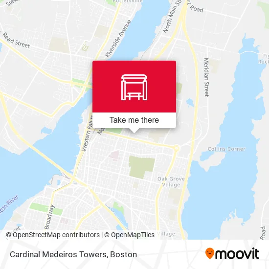 Cardinal Medeiros Towers map