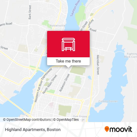 Highland Apartments map