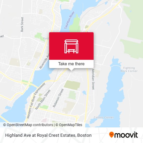 Highland Ave at Royal Crest Estates map