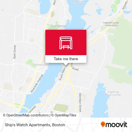 Ship's Watch Apartments map