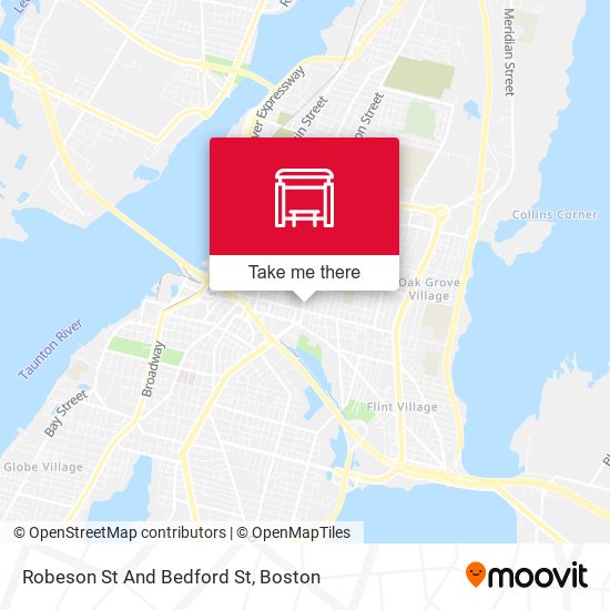 Robeson St And Bedford St map