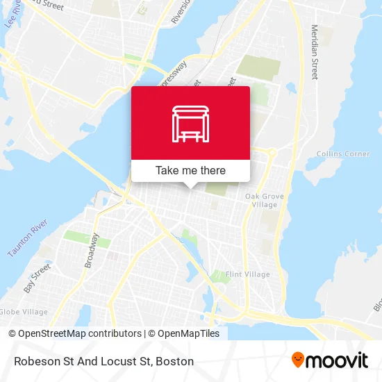 Robeson St And Locust St map